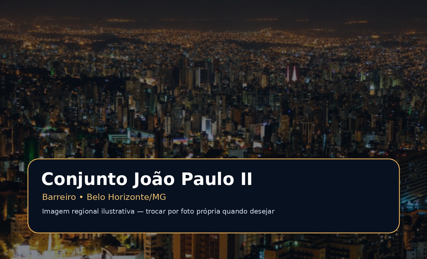 Conjunto João Paulo II Diamante/Tirol BH